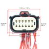 Connector for Molex. Female. 12-PIN. 334721581 view 3