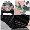 Yeahhhlife RV Spare Tire Cover, Waterproof Dust-Proof Car Wheel Covers for SUV, Truck, Camper, Travel Trailer Accessories 15 Inch, Cartoon Panda Bamboo view 4