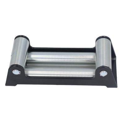 12000lb High Strength Steel Winch Roller Fairlead with 4 Rollers, Easy Installation, Erosion , for Wire and Synthetic Ropes