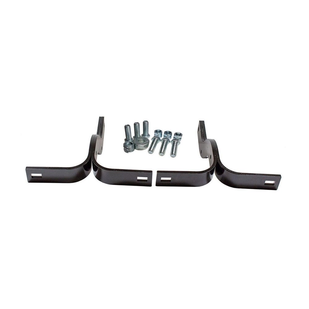 SQAMOR Rear Bumper Bracket Set Paintable for Ford for F-1 1949-1952 for F-2 1949-1952 for F100 1953-1971 for F250 1953-1972 Steel Black