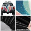 Yeahhhlife Modern Abstract Stripes Spare Tire Cover, Travel Trailer Camper Truck SUV Waterproof Wheel Cover, Sun Rain Snow Protector 14" view 4