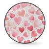 Yeahhhlife RV Spare Tire Cover, Waterproof Dust-Proof Car Wheel Covers for SUV, Truck, Camper, Travel Trailer Accessories 15 Inch, Cute Pink Love Heart view 1