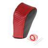 PARSLUCK Gear Shift Knob Cover for Honda CR-V 2015-2016 Faux Leather Interior Anti-Slip Protector Car Shift Knob Cover Red Black view 1