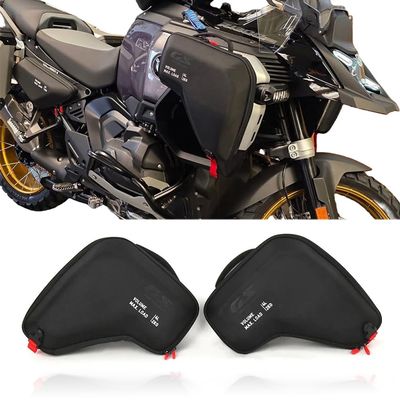 YADISI NEW For R1300GS Motorcycle Radiator Cowl Bag Side Storage Bags Fits For BMW R 1300 GS Trophy Adventure 2024-2025 Motorcycle Accessories 4L Capacity Tool Package