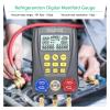 Pressure Gauge Refrigeration Digital Vacuum Pressure Manifold Tester Manifold Meter HVAC Temperature Tester for DIY Use view 2
