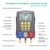 Pressure Gauge Refrigeration Digital Vacuum Pressure Manifold Tester Manifold Meter HVAC Temperature Tester for DIY Use view 3
