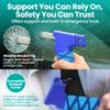 Nautilus Health Pack 2 - Car Handle Assist for Elderly Car Door Handle for Elderly Grip & Support Bar, 3 in 1 Car Assist Handle for Elderly with Window Breaker & Seatbelt Cutter (Blue) view 4