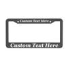 Reyrusa Personalized License Plate Frame, Customized Aluminum Metal Car Tag Frames for Men Women, Customizable License Plate Holder with Text Logo Teal 6.3"x12.3" view 2