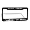 Reyrusa Personalized License Plate Frame, Customized Aluminum Metal Car Tag Frames for Men Women, Customizable License Plate Holder with Text Logo Teal 6.3"x12.3" view 3