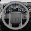 MEWANT Stitch On Custom Fit Steering Wheel Cover for Ford F-250 view 3