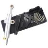 Steering Damper Motorcycle Steering Damper For CB650F Motorcycle Steering Stability Damper Damper Titanium Ruler(Black Bracket) view 3