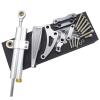 Steering Damper Motorcycle Steering Damper For CB650F Motorcycle Steering Stability Damper Damper Titanium Ruler(Black Bracket) view 4