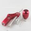 LiNeely Adjustable Car Shifter Aluminum Short Shifter Extender with Gear Shift Knob Head Gear Shift Lever Base (Red) view 2