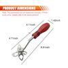 GAOLAOSY Car Windshield Lock Strip Insert Tool, Car Windscreen Seal Trim Removal & Installation Tools with 4 Tool Heads, Labor-Saving Auto Repair Accessories for Windshield Gaskets view 2