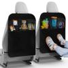 Todays Kids 2 Pack Kick Mats Back Seat Protector - Backseat Car Organizer for Kids, Car Storage Organizer, Back Seat Cars Organizers, Cars Organizers Backs Seats, Travel Accessories, 3 Pockets view 1