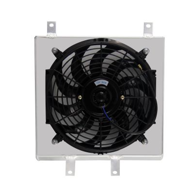 ASCIUTTA Aluminum Shroud Fan For 1992-00 Honda CIVIC EJ EK EG DEL SOL EG INTEGRA DB DC 93 94 95 96 97 98 99 With Thermostat Kit