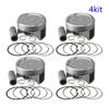 WcDeoj 4-Set Piston Set 0.5mm Suitable for Outboard Engine Engine Parts 13101-ZY6-000 BF115-BF150 ZY6 13101ZY6 view 2