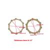 Motorcycle Slide Clutch Plates Friction Disc Fit For CM300 CM500 CB500F CB500X CB650R CBR500R CBR650R 2019-2022 view 2