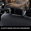 BaerK Christmas Holiday Print Car Headrest Cover 2 Pcs Universal Protector for Cars SUV Trucks Vans, Elastic Interior Accessory view 4