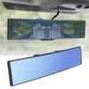 Rear View Mirror, Universal 12 Inch Wide Angle Rear View Mirror, Convex Clip On Panoramic Rears Views Mirrors, Anti-Glare Extended Broadway Mirrors, Rearview Mirroring Accessories for Cars (Blue) view 1