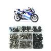 RGV 250 VJ22 Fairing Bolts Full Set with Clips and Speed Nuts Compatible Compatible with 1991 1992 1993 1994 1995 1996 1997 1998 Models(Titanium) view 1