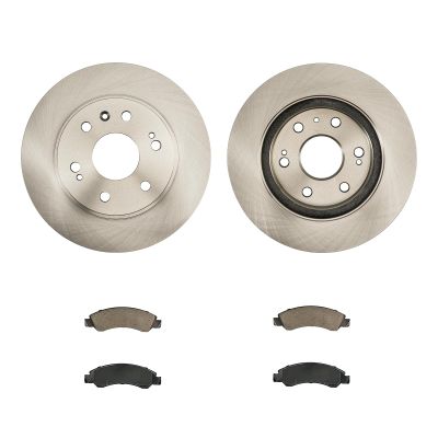 Front Brake Kit Rotors Ceramic Brake Pads for Chevrolet 2008-2018 Silverado 1500, GMC 2008-2018 Sierra 1500, Chevrolet 2008-2020 Tahoe 5.3L, Chevrolet 2005-2007 Silverado 1500 5.3L,(12.99, 330mm)