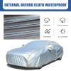 Full Car Cover for BMW 3 Series Touring,Full Exterior Covers Breathable Waterproof Dustproof Sun Protection Snowproof with Reflective Strip and Zipper Door view 4
