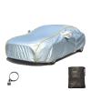 Full Car Cover for Audi A4 Cabriolet 2002-2008,Full Exterior Covers Breathable Waterproof Dustproof Sun Protection Snowproof with Reflective Strip and Zipper Door view 1