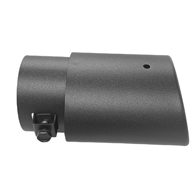 KYPSZQPSH 1Pc Universal Car Exhaust Tip Stainless Steel Chrome Round Muffler Tail Pipe Exhaust System Accessory(Style H)