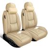SOUIPA Car Seat Covers 2 Seats Fit for Toyota Tacoma 1995-2024,Waterproof Leather Seat Covers,Airbag Compatible,Car Seat Protectors Interior Sets(2PCS with Pillows,Beige) view 1