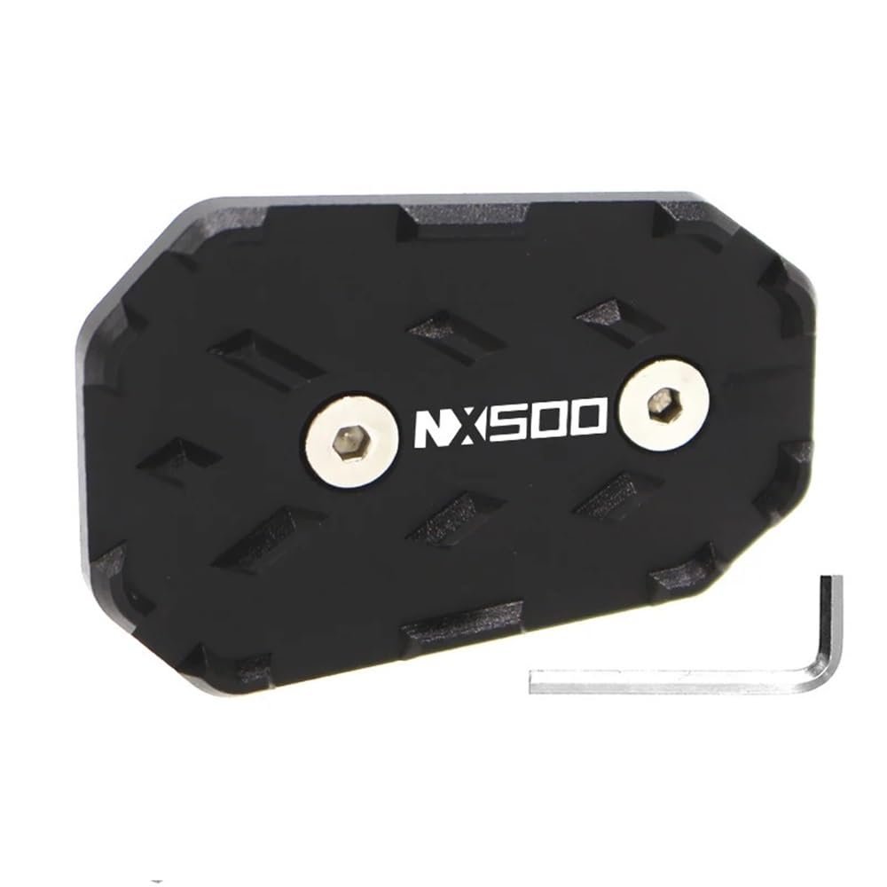 Motorcycles Foot Pegs for NX500 NX 500 2023 2024 Motorcycle Foot Pegs Front Footpegs Footrests Pedal Enlarger Brake Pedal Extension(Brake Pedal Black)