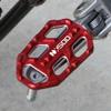 Motorcycles Foot Pegs for NX500 NX 500 2023 2024 Motorcycle Foot Pegs Front Footpegs Footrests Pedal Enlarger Brake Pedal Extension(Brake Pedal Black) view 3