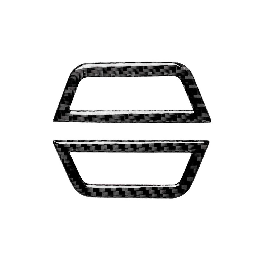 Car Carbon Fiber Accessories Rear Roof Air Vent 2pcs Protective Cover Anti-Scratch Sticker Compatible with BMW 3 Series E46 1998 1999 2000 2001 2002 2003 2004 2005