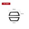 Car Carbon Fiber Accessories Rear Roof Air Vent 2pcs Protective Cover Anti-Scratch Sticker Compatible with BMW 3 Series E46 1998 1999 2000 2001 2002 2003 2004 2005 view 2