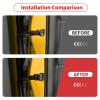 Linskip Door Protection Combo Set Door Latch + Check Covers Compatible with Ford Bronco & Bronco Sport 2021-2026+, Latch & Check Guards, Interior Accessories view 2