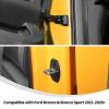 Linskip Door Protection Combo Set Door Latch + Check Covers Compatible with Ford Bronco & Bronco Sport 2021-2026+, Latch & Check Guards, Interior Accessories view 3