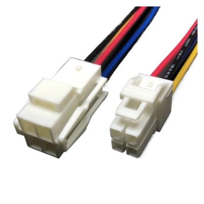 Yl-4.5mm Spacing Automobile Harness Connector 2/3/4/-15 Pin Car Male And Female Plug-in Cable Plug 45005 Wire Length 15cm(4p strip line,1sets)