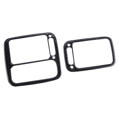 beler Carbon Fiber Left & Right Side Dashboard Air Vent Outlet Cover Trim Fit for Honda Civic 1996-2000