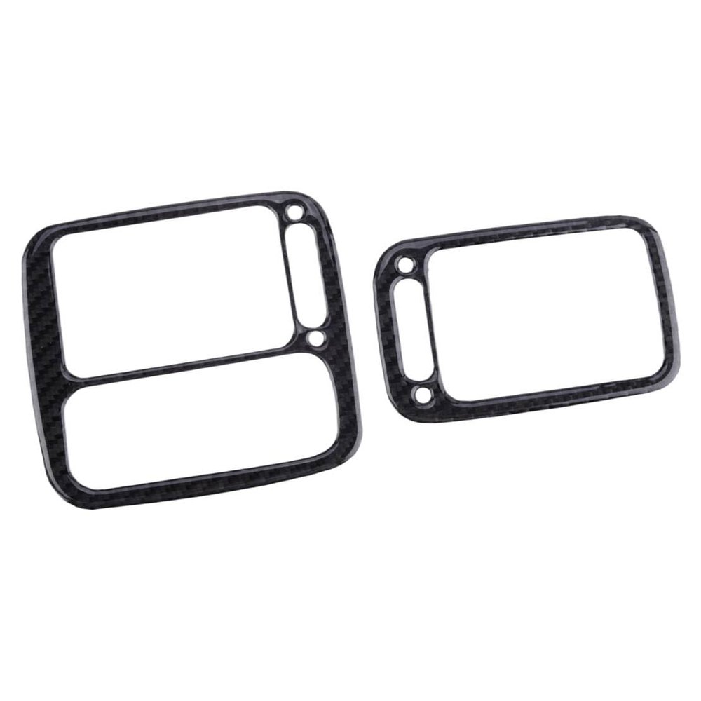 beler Carbon Fiber Left & Right Side Dashboard Air Vent Outlet Cover Trim Fit for Honda Civic 1996-2000