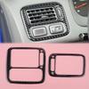 beler Carbon Fiber Left & Right Side Dashboard Air Vent Outlet Cover Trim Fit for Honda Civic 1996-2000 view 2