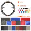 MEWANT Stitch On Custom Fit Steering Wheel Cover for Dodge Ram view 3