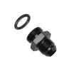 JXFZLCYGCSM 8AN Male Flare to 10AN ORB O-ring Adapter Fitting Aluminum Black view 4