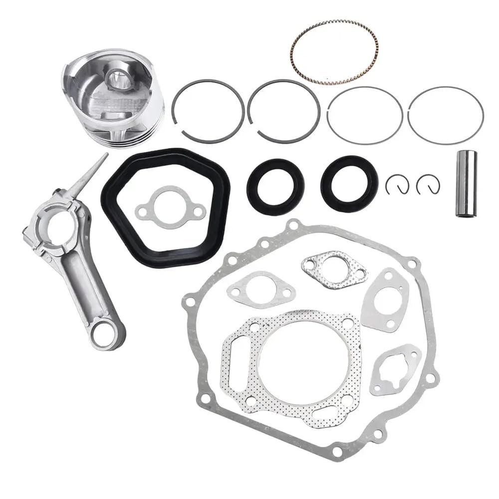 GX390 13HP Engine Rebuild Compatible With Generators And Lawnmowers Includes Piston Rings Connecting Rod Seals Gaskets