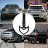 Apujent 2 Pieces Heart Shaped Car Handle Straps Drift Charm Rear Bumper, Rear Bumper Warning Ring Decor Subway Bus, Heart Handle Keychains Car Accessory for Auto Interior Exterior Decoration view 2