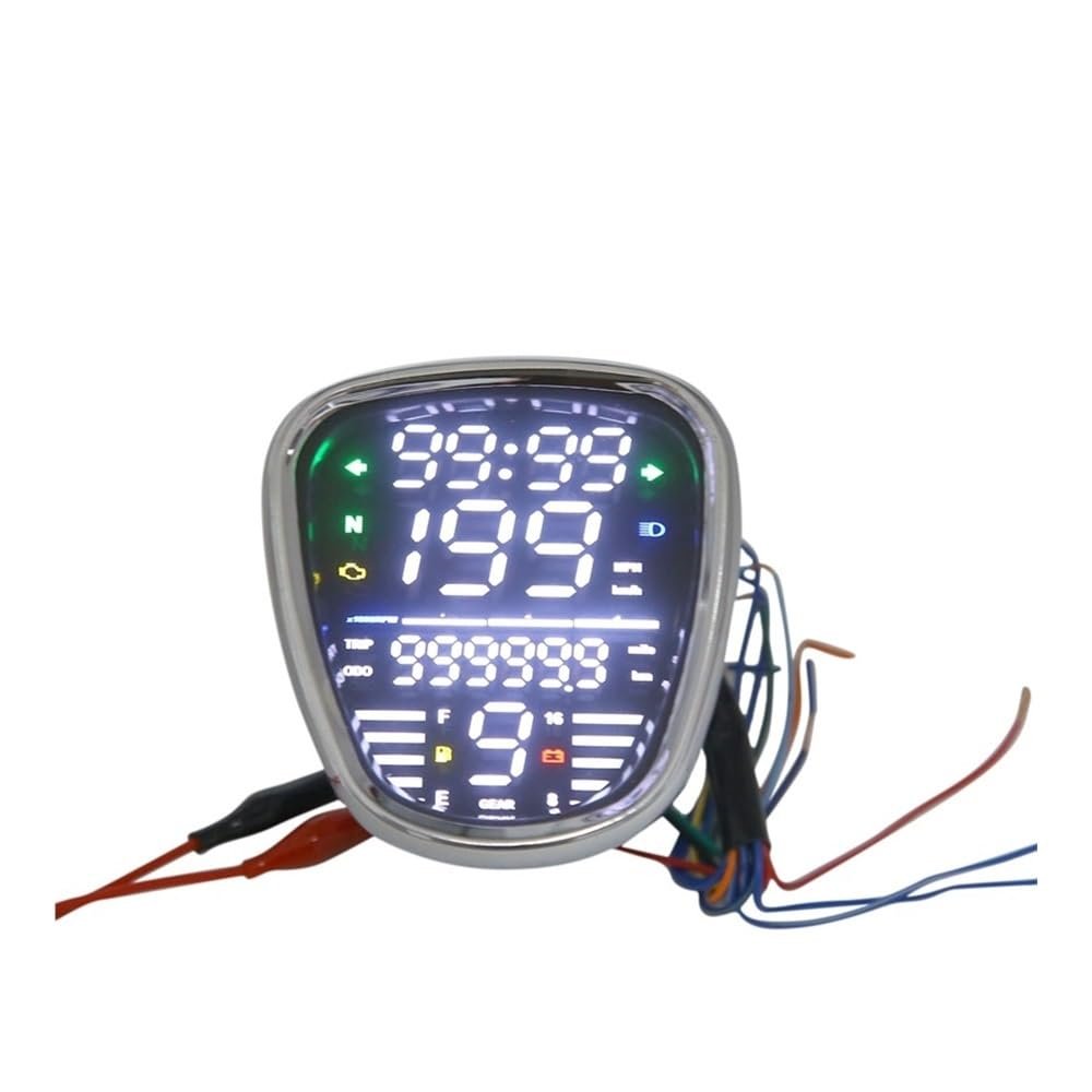 Tachometer Odometer For C70 C90 Motorcycle LED Digital Meter Rpm Odometer Speedometer Tachometer Odometer Cluster Assembly Display Assy
