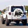 Foruidea Mountain Bear Spare Tire Cover Dust-Proof Wheel Tire Cover Fit Trailer, RV, SUV and Many Vehicle 17 Inch view 3