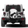 Foruidea Dinosaur Gorilla Forests Spare Tire Cover Dust-Proof Wheel Tire Cover Fit Trailer, RV, SUV and Many Vehicle 16 Inch view 2