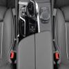 EXUIKO 2 Pack No Drop Car Seat Gap Filler Guard, Stopper/Catcher to Fill the Gap between Seat and Console Black Car Crevice Inbetween Blocker Plug Space Pad X01 view 3