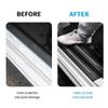 YUFENGLIHAI 4PCS Car Door Sill Protector for Range Rover Sport L461 2023 2024, Carbon Fiber Door Edge Scuff Plate Entry Guard Welcome Pedal Kick Protection Threshold Strips,C/White view 2
