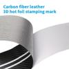 YUFENGLIHAI 4PCS Car Door Sill Protector for Range Rover Sport L461 2023 2024, Carbon Fiber Door Edge Scuff Plate Entry Guard Welcome Pedal Kick Protection Threshold Strips,C/White view 4